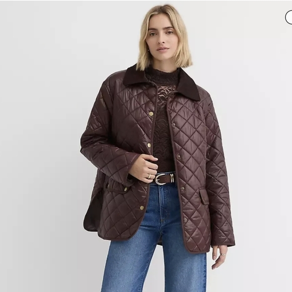 Loft Quilted Puffer Barn Jacket - Picture 2 of 13